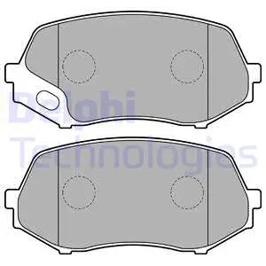 Brake Pad Set, disc brake (LP2208)