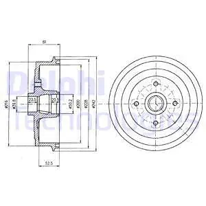 Brake Drum (BF399)