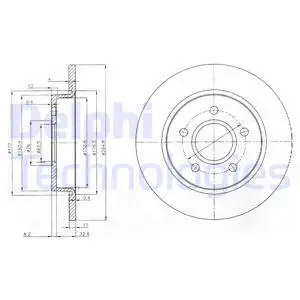 Brake Disc (BG3896C)