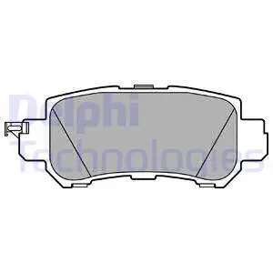 Brake Pad Set, disc brake (LP2482)