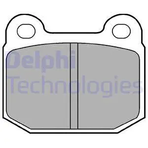 Brake Pad Set, disc brake (LP87)