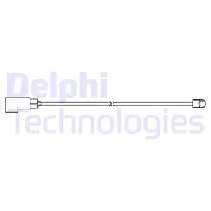 Warning Contact, brake pad wear (LZ0273)