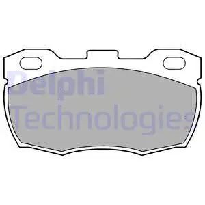 Brake Pad Set, disc brake (LP506)
