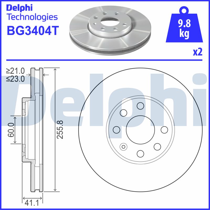 Brake Disc (BG3404T)