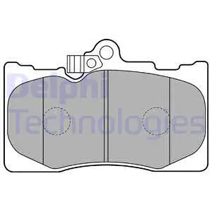 Brake Pad Set, disc brake (LP2122)