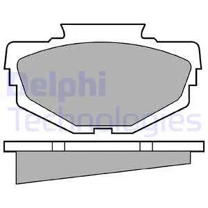 Brake Pad Set, disc brake (LP26)