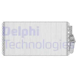 Evaporator, air conditioning (TSP0525076)