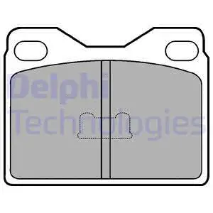 Brake Pad Set, disc brake (LP88)