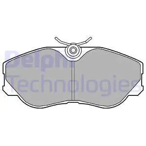 Brake Pad Set, disc brake (LP956)