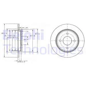 Brake Disc (BG3054)