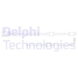 Warning Contact, brake pad wear (LZ0258)