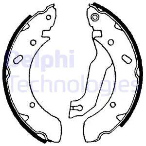 Brake Shoe Set (LS1610)