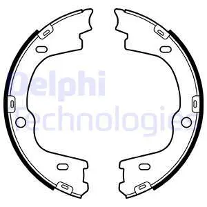 Brake Shoe Set, parking brake (LS2086)