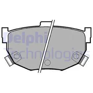 Brake Pad Set, disc brake (LP1073)