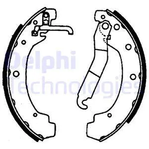 Brake Shoe Set (LS1702)