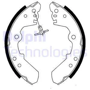 Brake Shoe Set (LS1687)