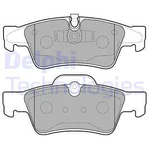Brake Pad Set, disc brake (LP2124)