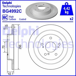 Brake Disc (BG4992C)