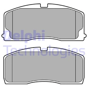 Brake Pad Set, disc brake (LP3460)