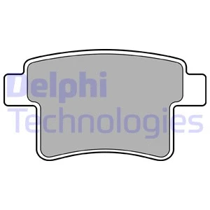 Brake Pad Set, disc brake (LP3447)