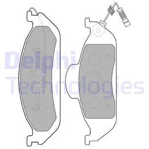 Brake Pad Set, disc brake (LP1299)