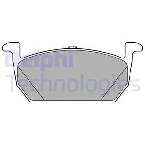 Brake Pad Set, disc brake (LP3287)
