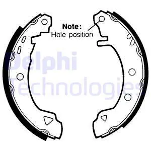 Brake Shoe Set (LS1402)