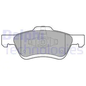 Brake Pad Set, disc brake (LP2161)