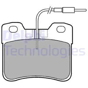 Brake Pad Set, disc brake (LP563)
