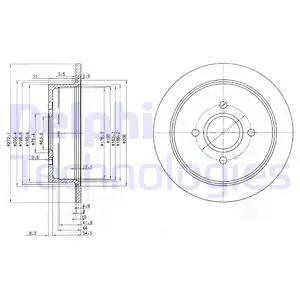 Brake Disc (BG2781)