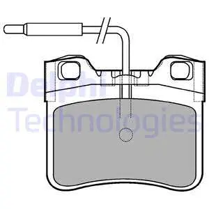 Brake Pad Set, disc brake (LP994)