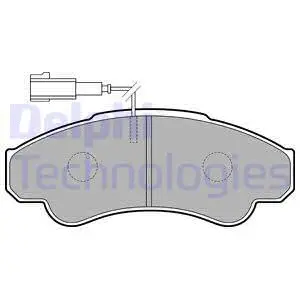 Brake Pad Set, disc brake (LP1751)