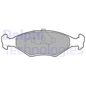 Brake Pad Set, disc brake (LP677)