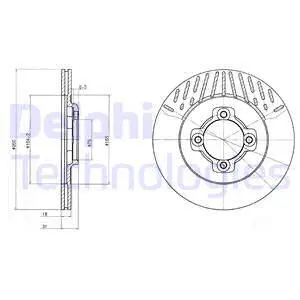 Brake Disc (BG2554)