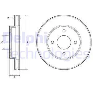 Brake Disc (BG4742C)