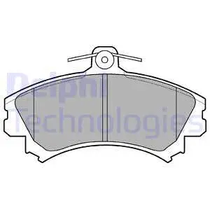 Brake Pad Set, disc brake (LP993)