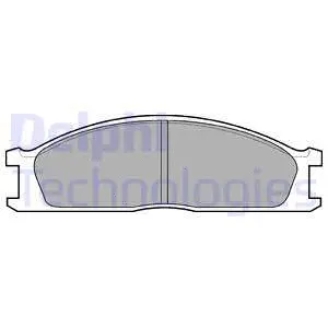 Brake Pad Set, disc brake (LP726)