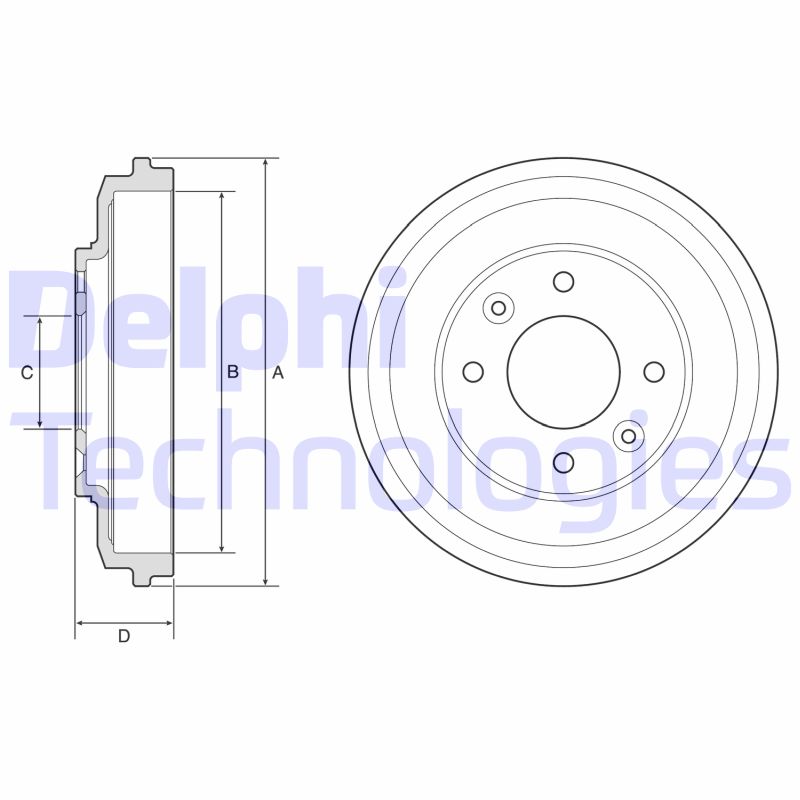 Brake Drum (BF598)