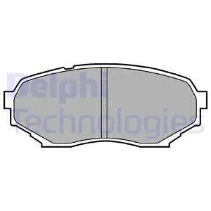 Brake Pad Set, disc brake (LP934)
