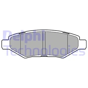 Brake Pad Set, disc brake (LP3467)