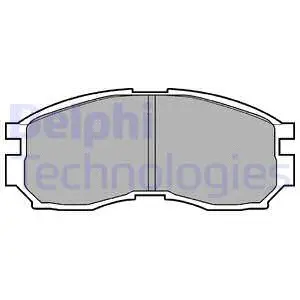 Brake Pad Set, disc brake (LP803)