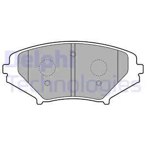 Brake Pad Set, disc brake (LP1867)