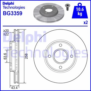 Brake Disc (BG3359)