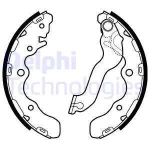 Brake Shoe Set (LS2072)
