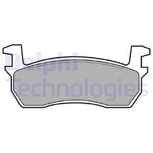 Brake Pad Set, disc brake (LP259)