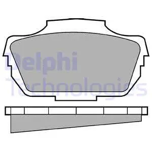 Brake Pad Set, disc brake (LP27)