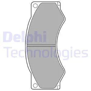 Brake Pad Set, disc brake (LP660)