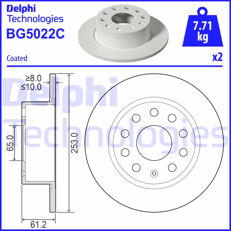 Brake Disc (BG5022C)