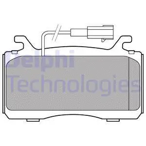 Brake Pad Set, disc brake (LP3310)