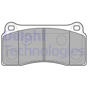 Brake Pad Set, disc brake (LP2113)